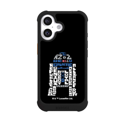 Apple iPhone 16 NIVOmax R2-D2 Typo Grafisch