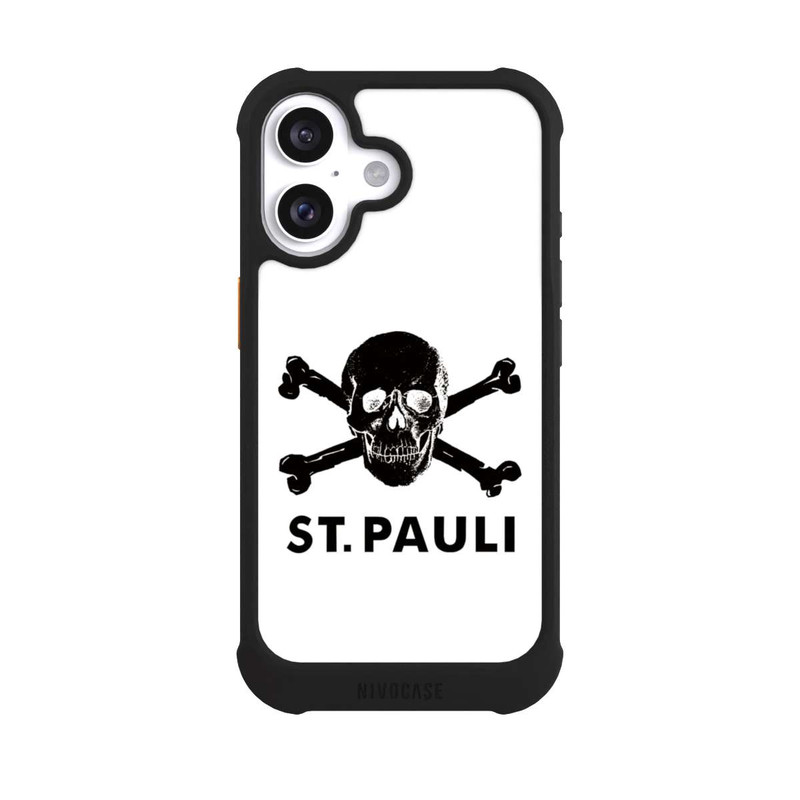 iPhone 16 NIVOmax FC St.Pauli BlackSkull
