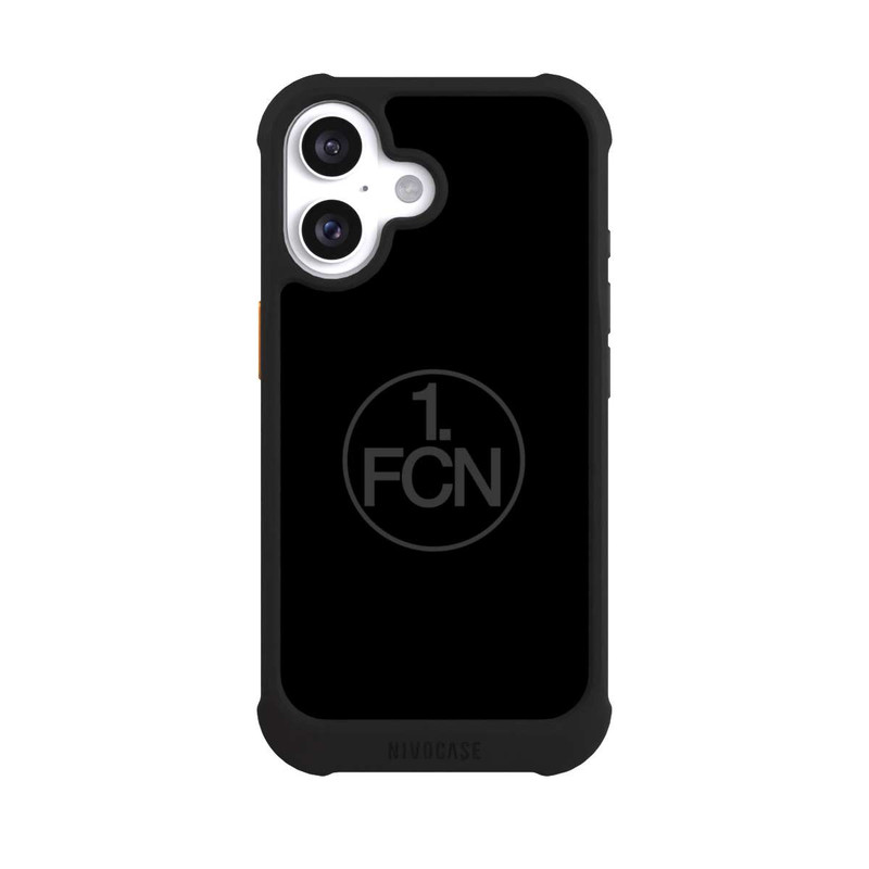 iPhone 16 NIVOmax Schwarz Schlicht FCN