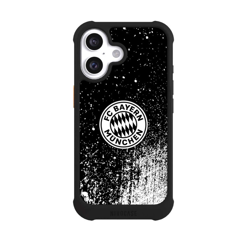 iPhone 16 NIVOmax Splatter Schwarz - FCB