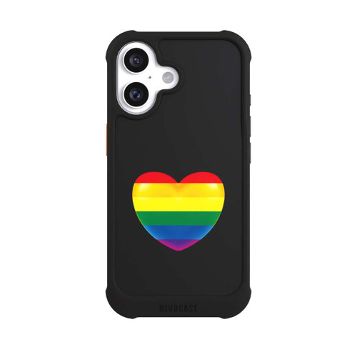 Apple iPhone 16 NIVOmax Pride Heart ohne Hintergrund