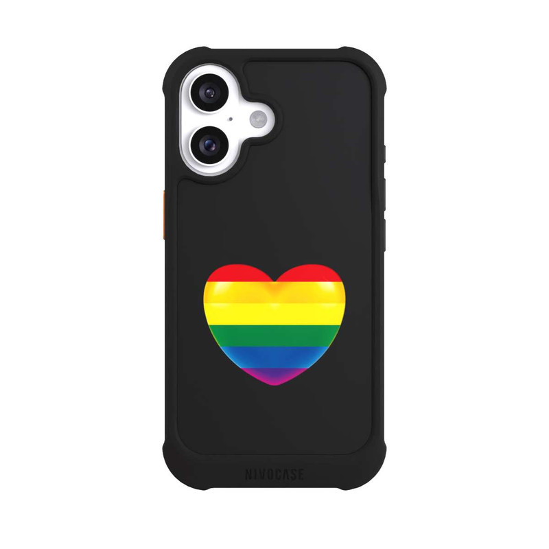iPhone 16 NIVOmax Pride Heart sans Fond