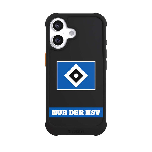 Apple iPhone 16 NIVOmax Nur der HSV Blau - ohne Hintergrund