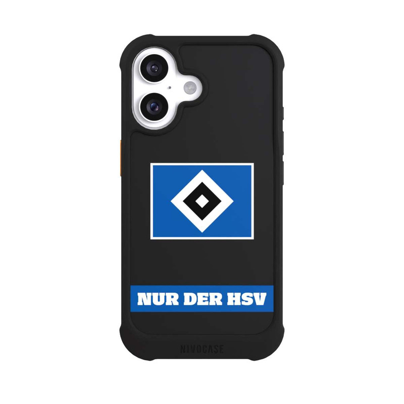 iPhone 16 NIVOmax Nur der HSV bleu - sans fond