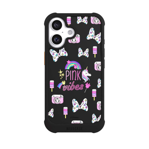 Apple iPhone 16 NIVOmax Pink Vibes Transparent