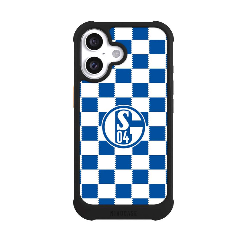 iPhone 16 NIVOmax Muster Schalke 04