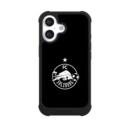 Apple iPhone 16 NIVOmax FC Salzburg - Schwarz