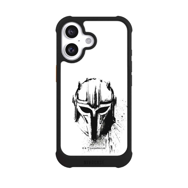 iPhone 16 NIVOmax Armorer Schwarz und Weiß