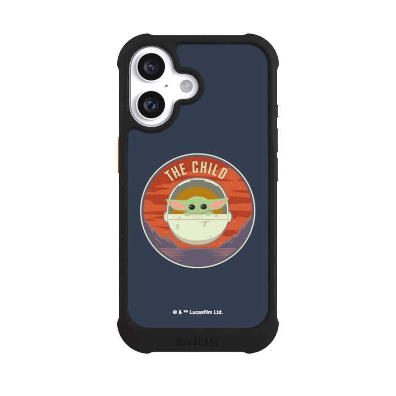 iPhone 16 NIVOmax The Child Abzeichen Blau
