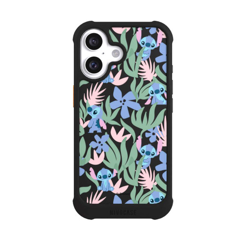 Apple iPhone 16 NIVOmax Floral Pattern Stitch Transparent