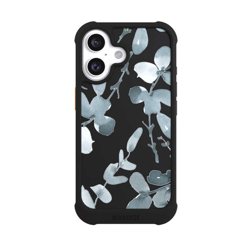 Apple iPhone 16 NIVOmax Eukalyptus pattern ohne Hintergrund