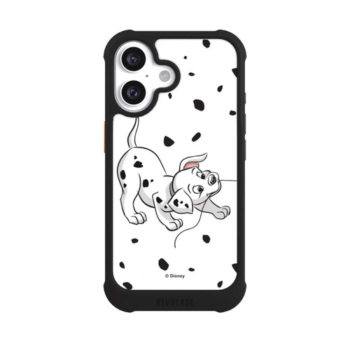 Apple iPhone 16 NIVOmax Couple Dalmatian Left