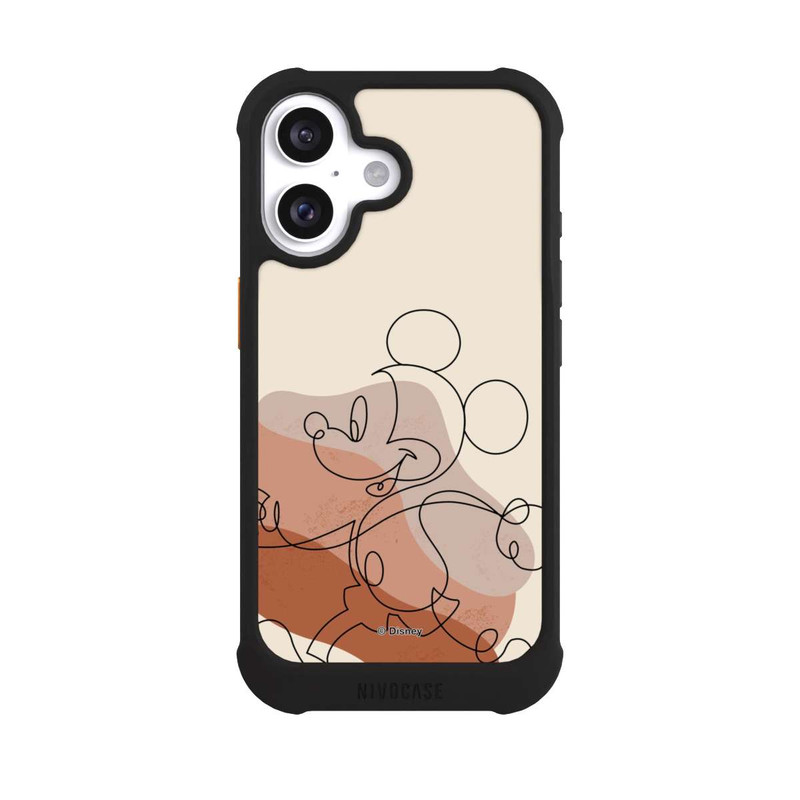 iPhone 16 NIVOmax Mickey Abstract Lineart