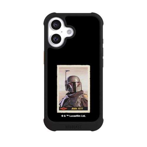 NIVOmax Boba Fett Badges Schwarzer Hintergrund
