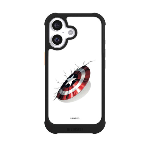 Apple iPhone 16 NIVOmax Captain America Shield Crash