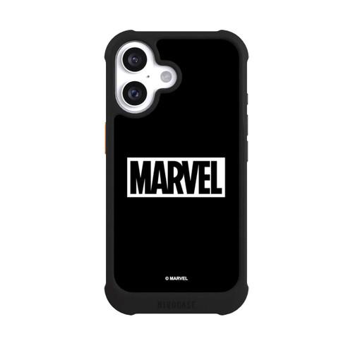 Apple iPhone 16 NIVOmax Marvel Logo Black