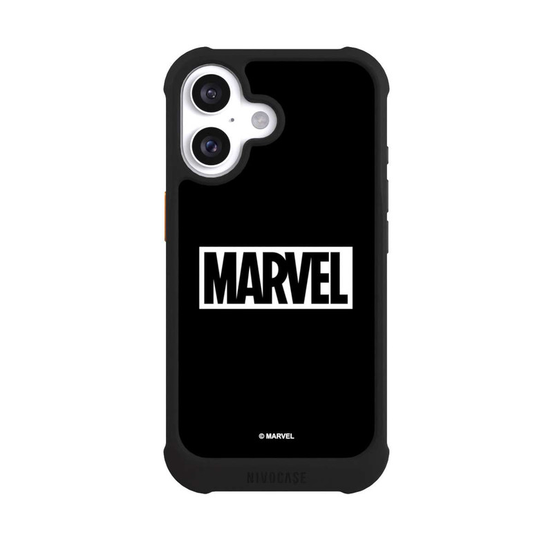 iPhone 16 NIVOmax Marvel Logo Black