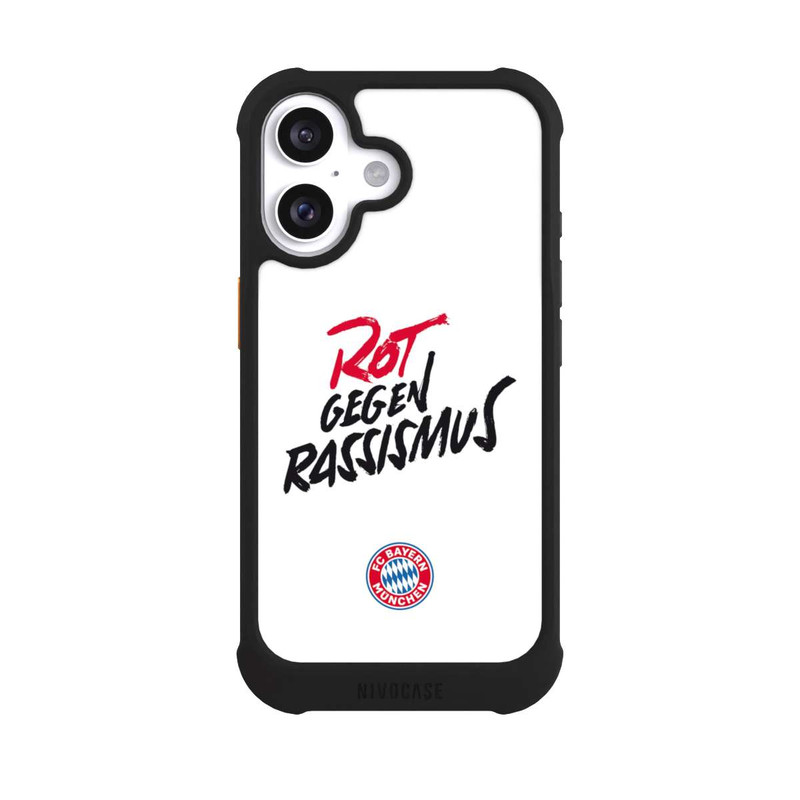 iPhone 16 NIVOmax FCB Rot gegen Rassismus