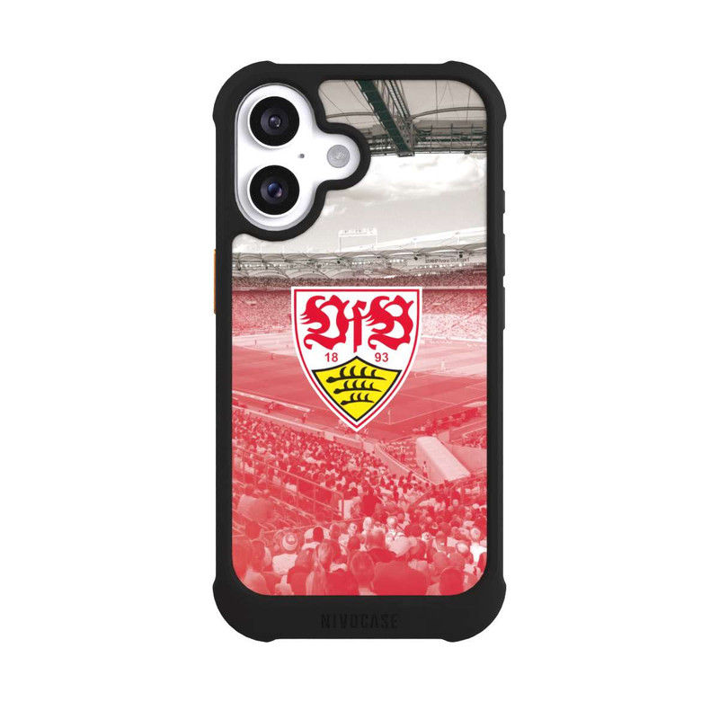 iPhone 16 NIVOmax VfB Stuttgart Stadion Rot