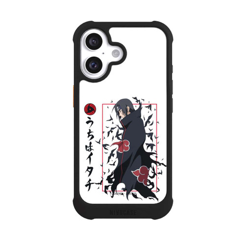 Apple iPhone 16 NIVOmax Itachi Krähen Weiß