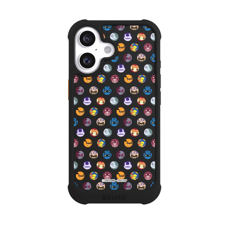 iPhone 16 NIVOmax Bijuu Muster Transparent