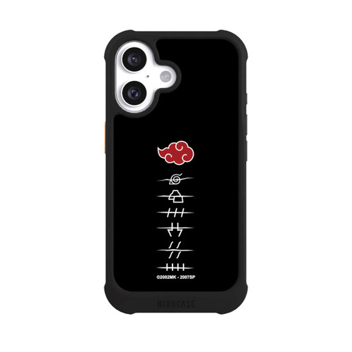 Apple iPhone 16 NIVOmax Akatsuki Member Symbols Black