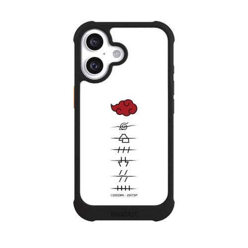 Apple iPhone 16 NIVOmax Akatsuki member symbols white