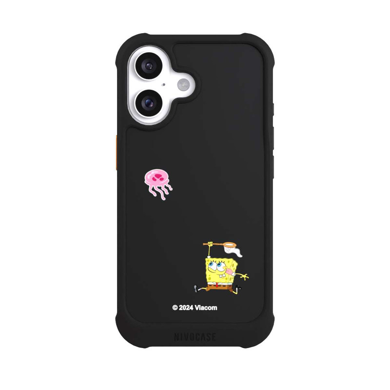 iPhone 16 NIVOmax Spongebob jagt Quallen