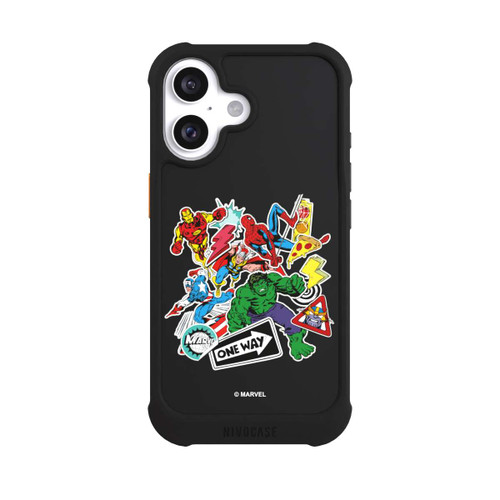 Apple iPhone 16 NIVOmax Capitan American Shield Transp