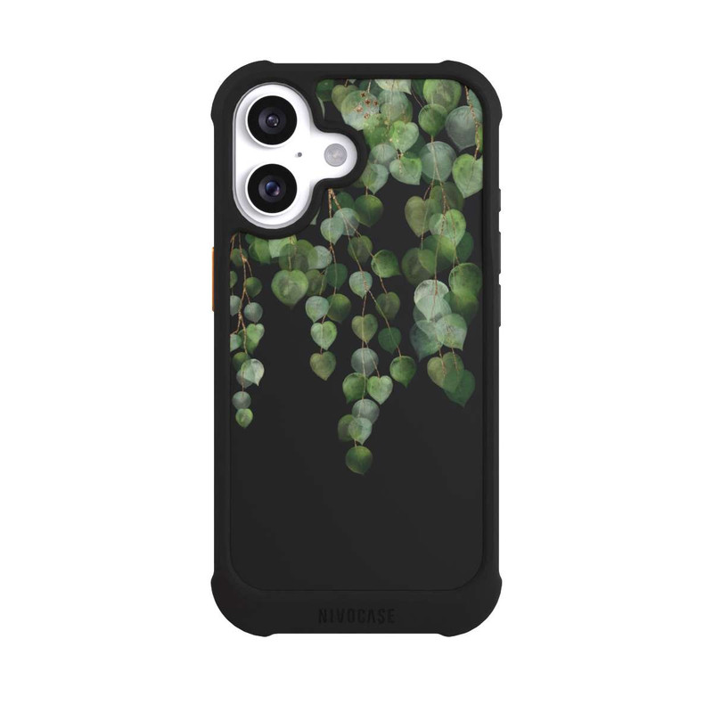 iPhone 16 NIVOmax Eucalyptus Hanging Watercolor Transparent