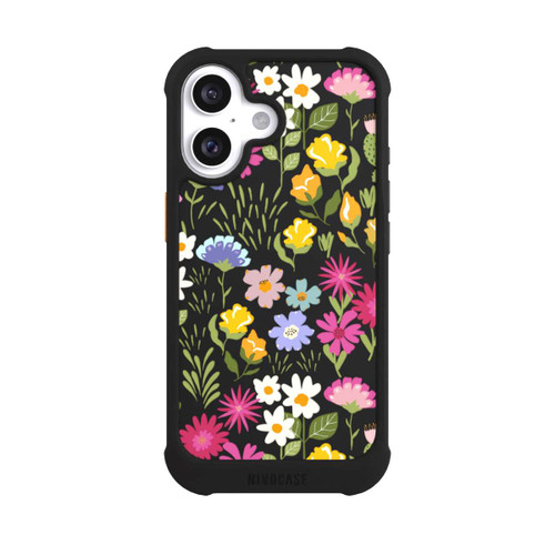 Apple iPhone 16 NIVOmax Bunte Sommerblumen Transparent