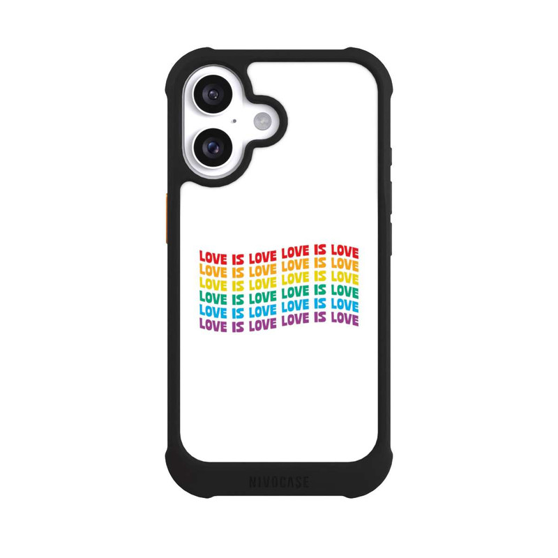 iPhone 16 NIVOmax Love is Love Flag