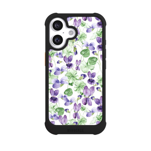  NIVOmax Purple Wildflowers Pattern Watercolor