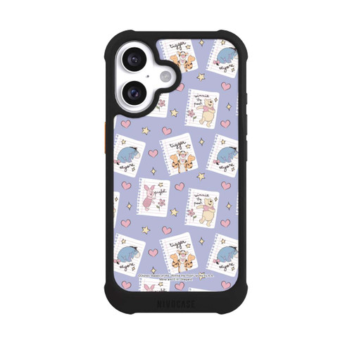 Apple iPhone 16 NIVOmax Winnie Puuh Wilde Freunde Muster