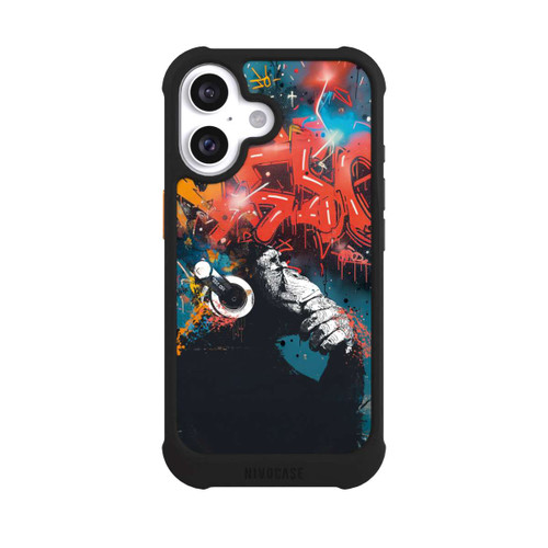 Apple iPhone 16 NIVOmax Chimp Stereo Grafitti