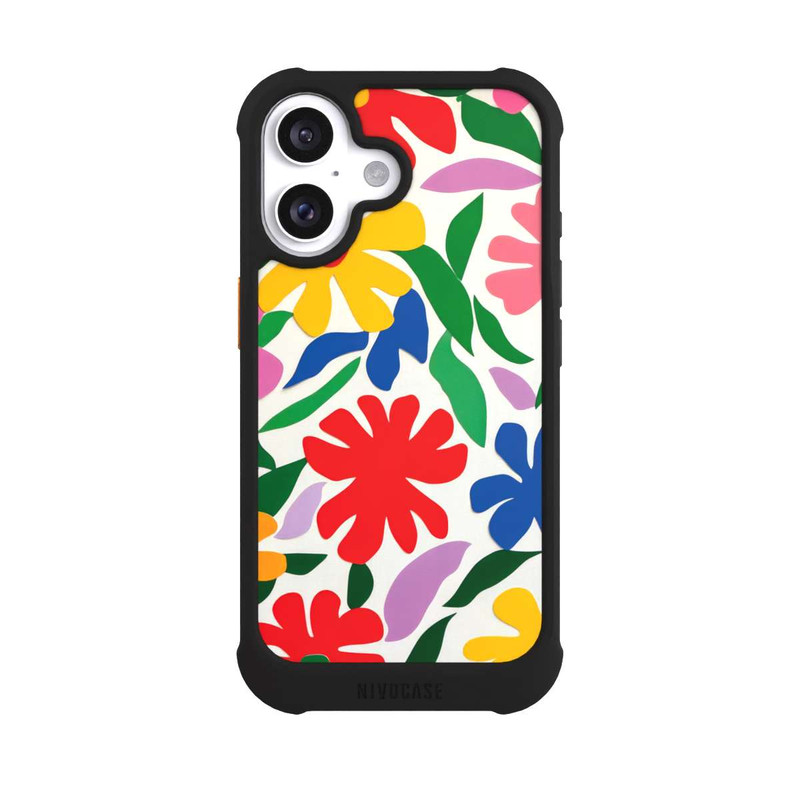 iPhone 16 NIVOmax Blumenliebe Illustration