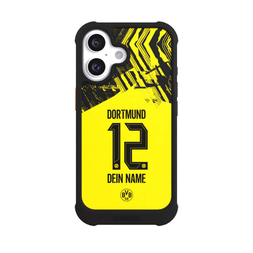Apple iPhone 16 NIVOmax BVB Trikot Personalisierbar 25-26