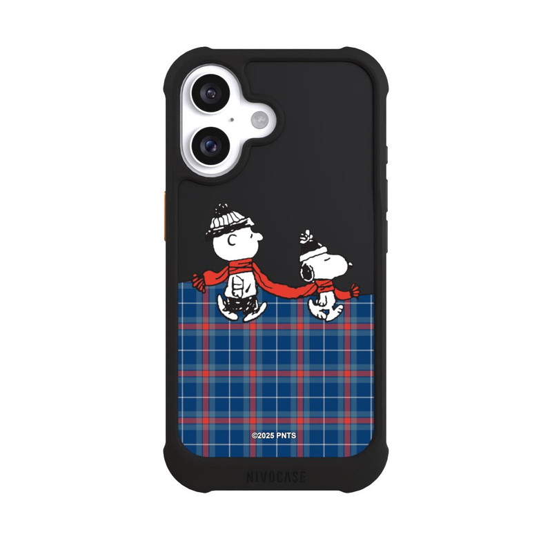 iPhone 16 NIVOmax Peanuts Weihnachtspulli Transparent
