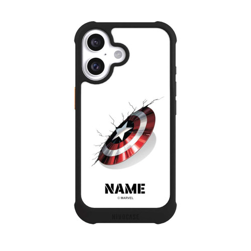 Apple iPhone 16 NIVOmax Captain America Shield Personalisierbar