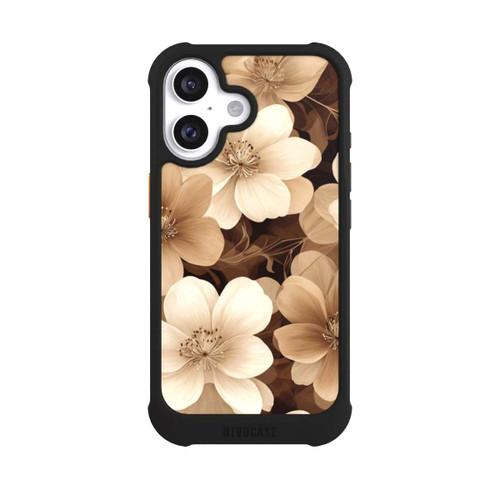 Apple iPhone 16 NIVOmax Naturfarbene Negativblumen mit KI