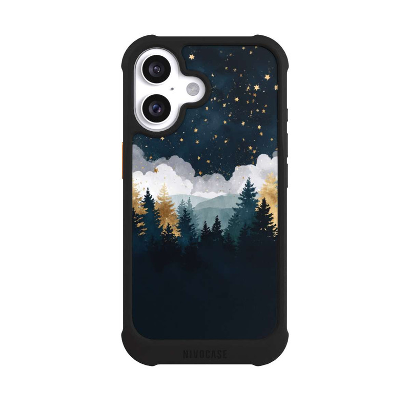 iPhone 16 NIVOmax nächtlicher Wald Indigo