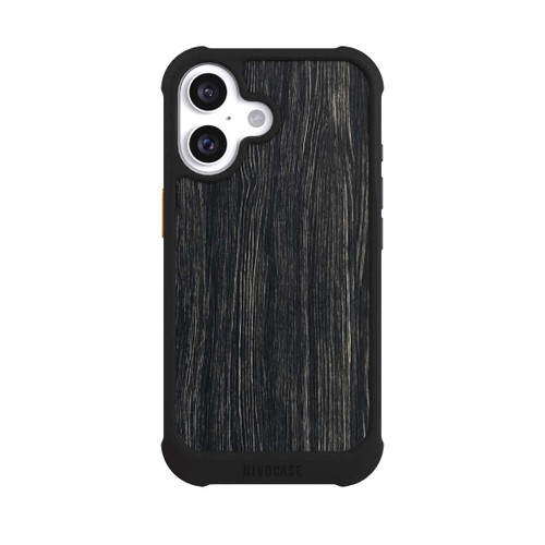 Apple iPhone 16 NIVOmax Dark Wood Texture