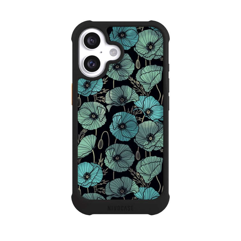iPhone 16 NIVOmax Sommermohn Grün