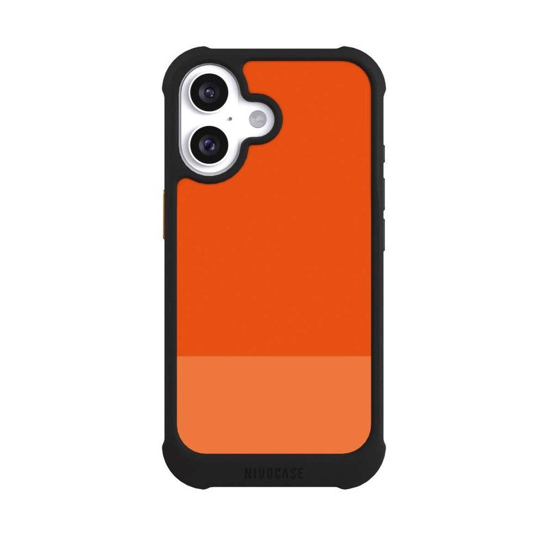iPhone 16 NIVOmax Orange Farbkombi