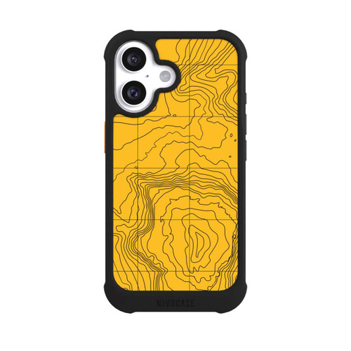 Apple iPhone 16 NIVOmax Berg gelbe Linien