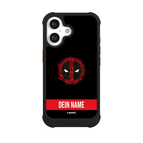 Apple iPhone 16 NIVOmax Deadpool Logo customisable