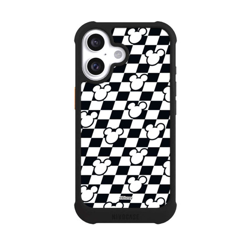 Apple iPhone 16 NIVOmax Happy Racing Pattern Mickey Mouse Motorsport
