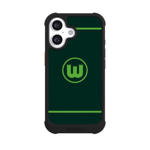  NIVOmax VfL Wolfsburg Zinnenwappen Linien Grün