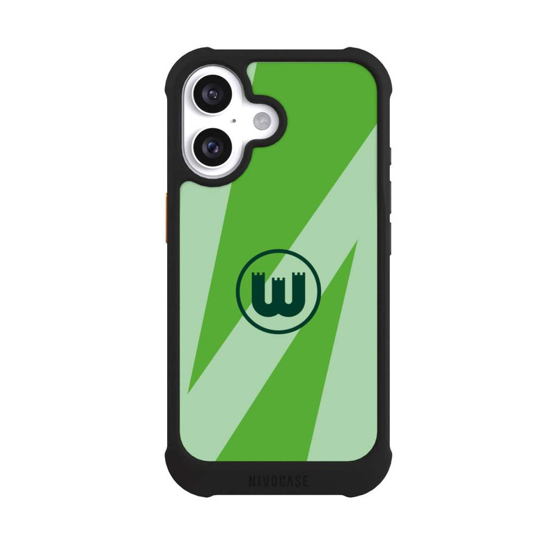 iPhone 16 NIVOmax VfL Wolfsburg Logo Grafikelement