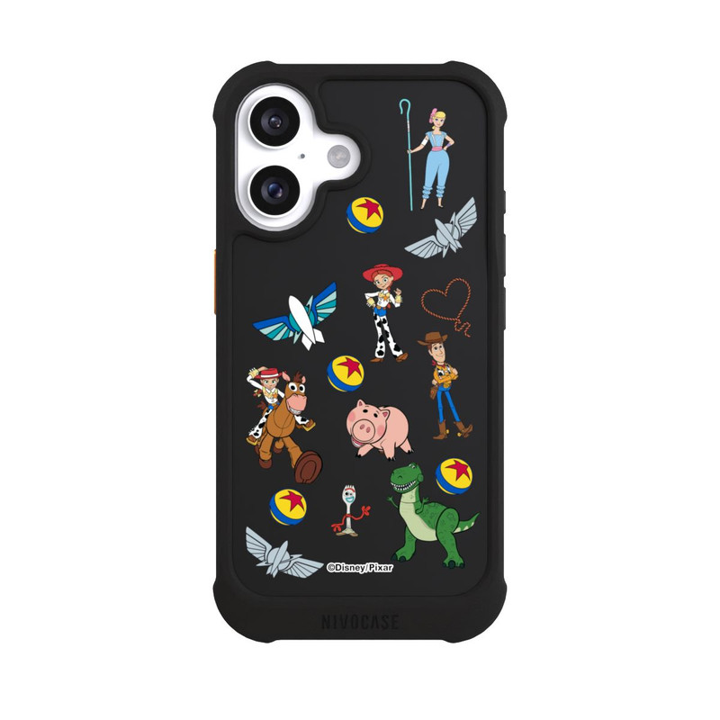 iPhone 16 NIVOmax Toy Story 5 Hero Toys Pattern Transparent